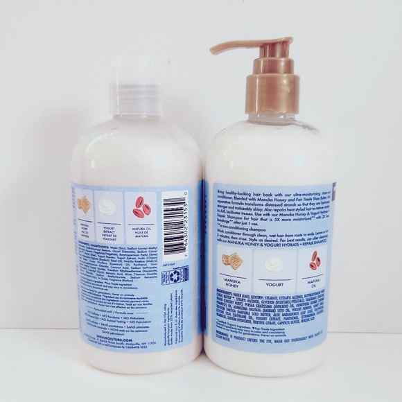 SheaMoisture Manuka Honey & Yogurt Hydrate & Repair Shampoo & Conditioner - Picture 3 of 12